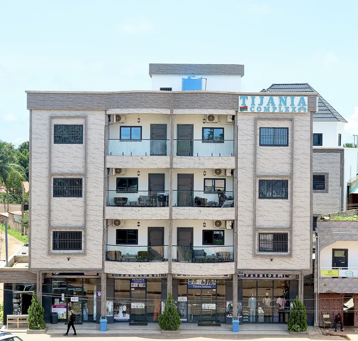 Front of Tijania Complex in Bijilo