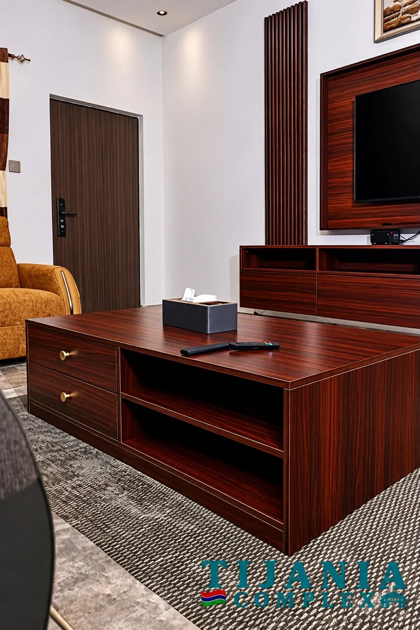 Interior of an identical two-bedroom apartment